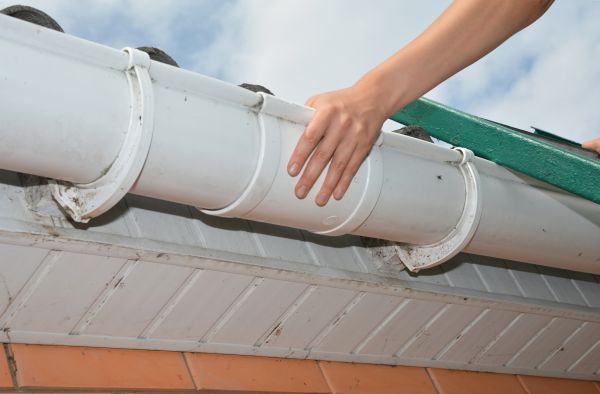 Gutter Reattachment in West Bend