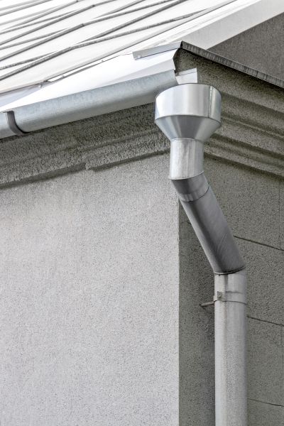 Galvanized Gutter Installation in West Bend