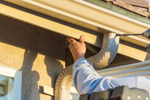 Aluminum Rain Gutter Service in West Bend