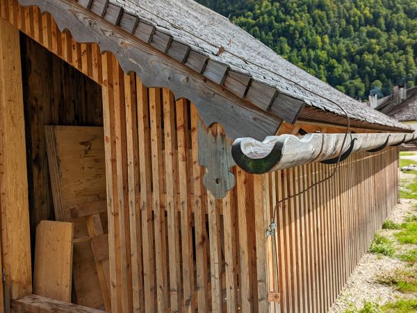 Wood Gutter Installation in West Bend