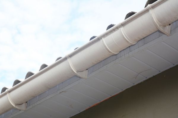 Plastic Gutter Installation in West Bend