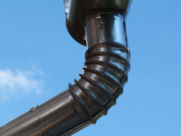 Metal Downspout Installation in West Bend